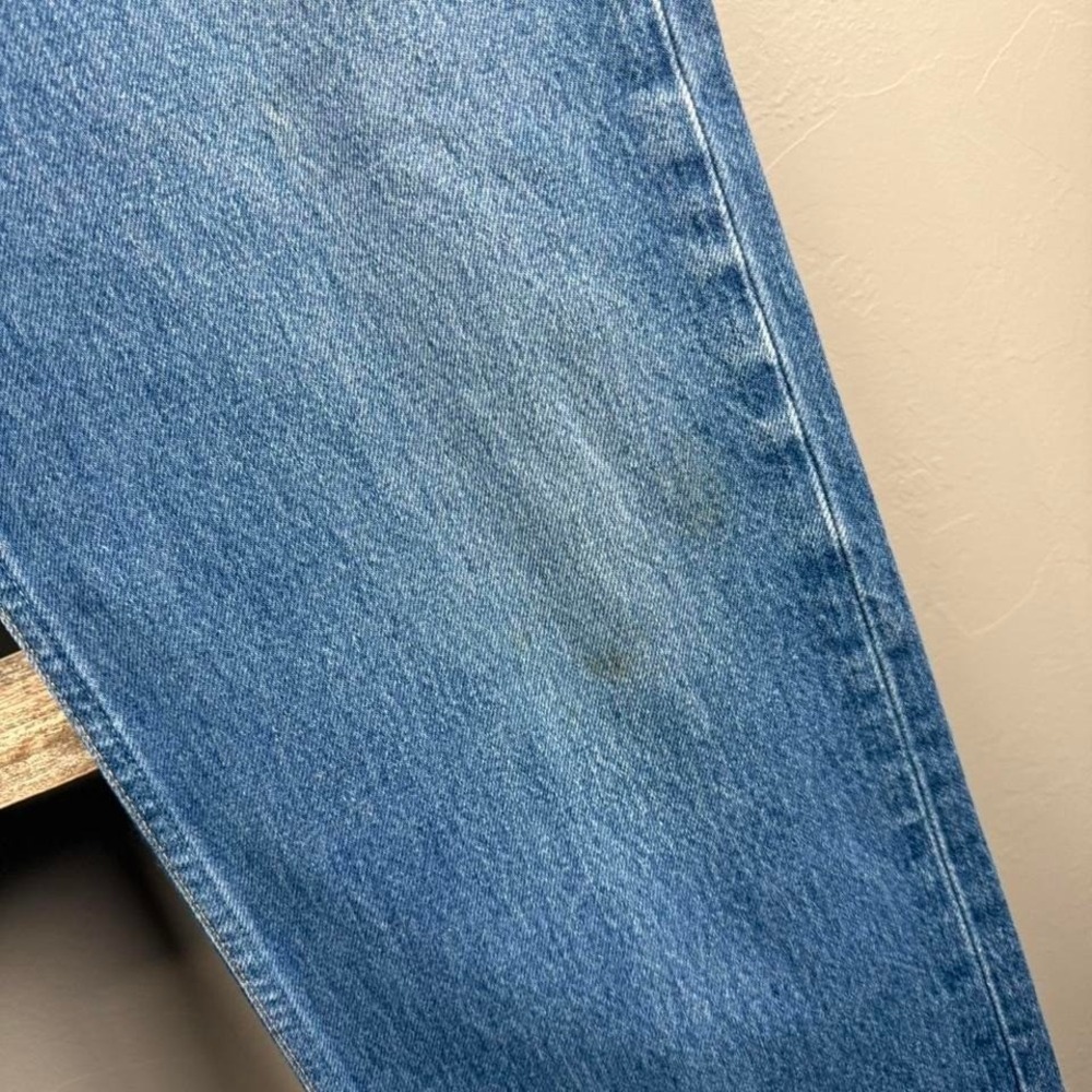 Vintage 02' Levi 501xx Button Fly Blue Denim Jeans size 38x32 - Picture 6 of 8
